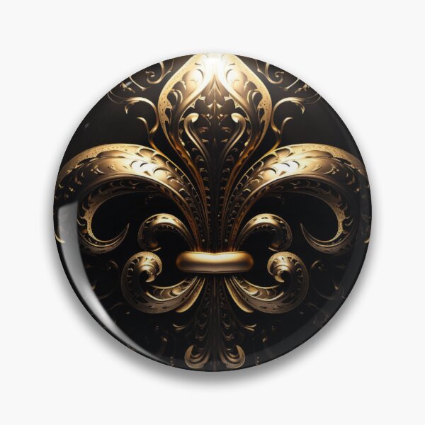 Item preview, Fleur De Lis | Black and Gold Crown designed and sold by W Designs.