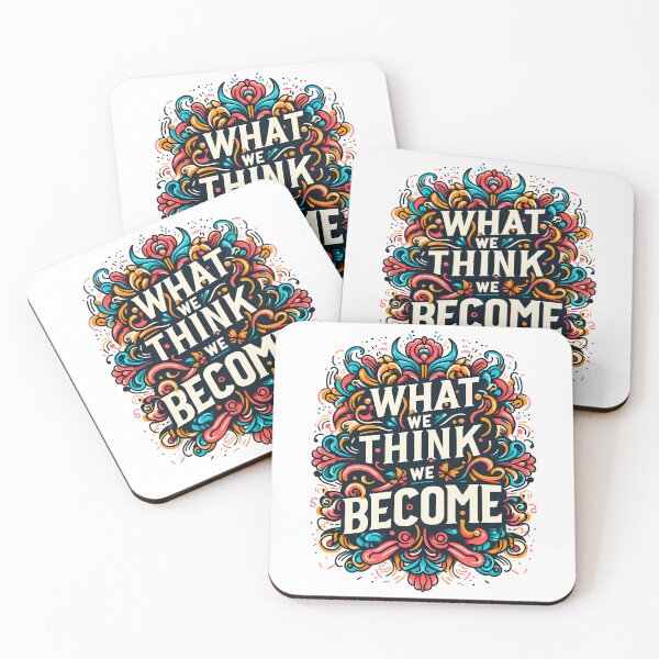 Item preview, What we think we become, typography designed and sold by maxmaj.