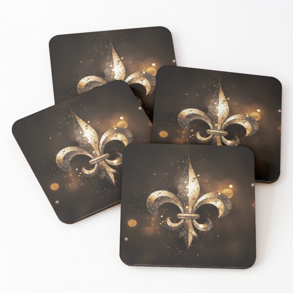Item preview, Fleur De Lis | Black and Gold Boho designed and sold by W Designs.