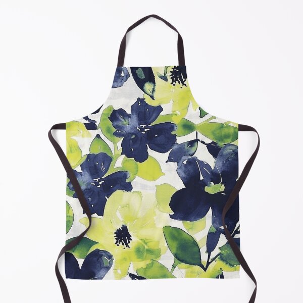 Item preview, Blue and Green Floral Batik Pattern designed and sold by HausKatz.