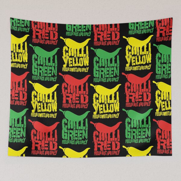 Item preview, Colourful Chillies designed and sold by moon70star-m70s.