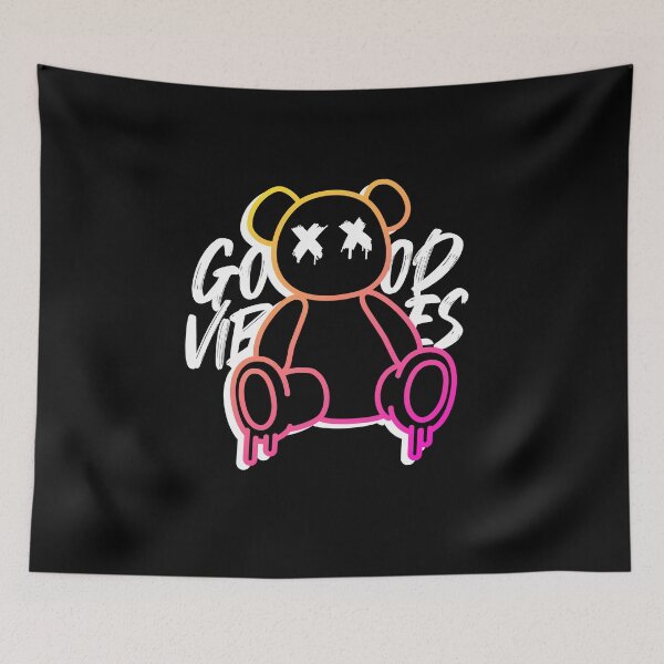 Item preview, Good Vibes Teddy Bear designed and sold by sonicboom-ar.