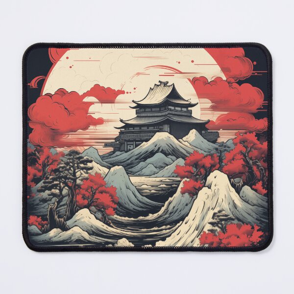 Item preview, Japanese Mystical Landscape designed and sold by dudeseank.