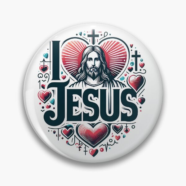 Item preview, I LOVE JESUS designed and sold by MegzDesign.