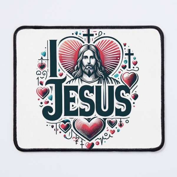 Item preview, I LOVE JESUS designed and sold by MegzDesign.