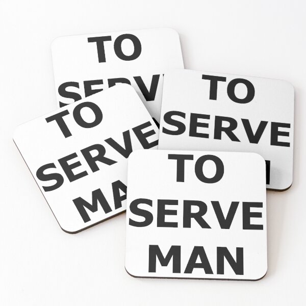 Item preview, Bender's "To Serve Man" apron designed and sold by cubiclecoma.