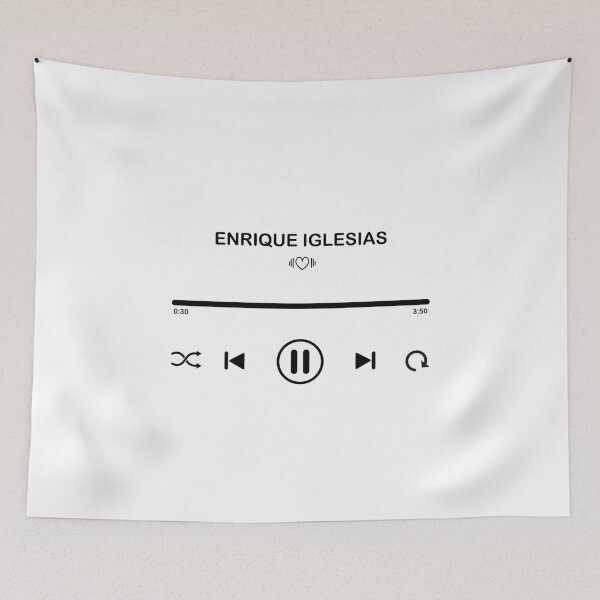Item preview, enrique iglesias latin artist name shirt  designed and sold by Karisdesignss.