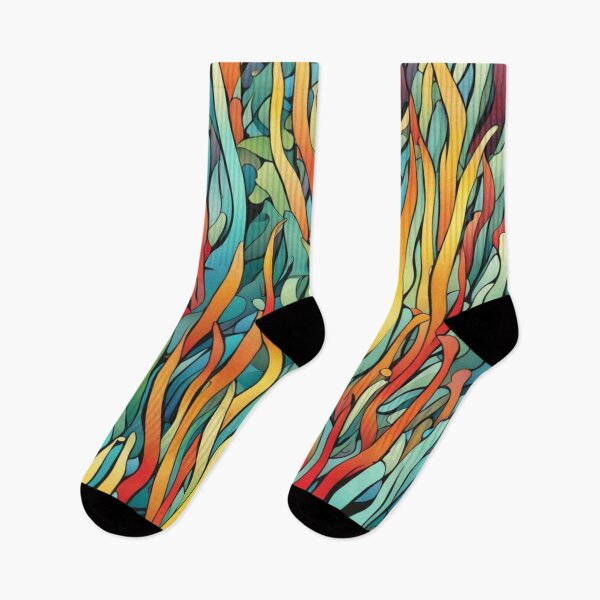 Item preview, Abstract Colorful Kelp Pattern designed and sold by calibrit.