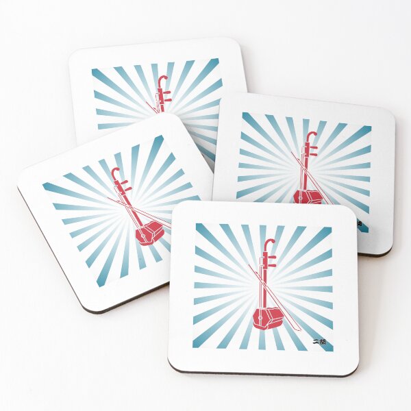Item preview, Erhu (two stringed violin) (red and blue) designed and sold by ProjectLui.