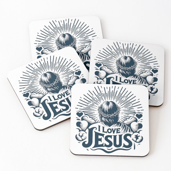 Item preview, I LOVE JESUS designed and sold by MegzDesign.