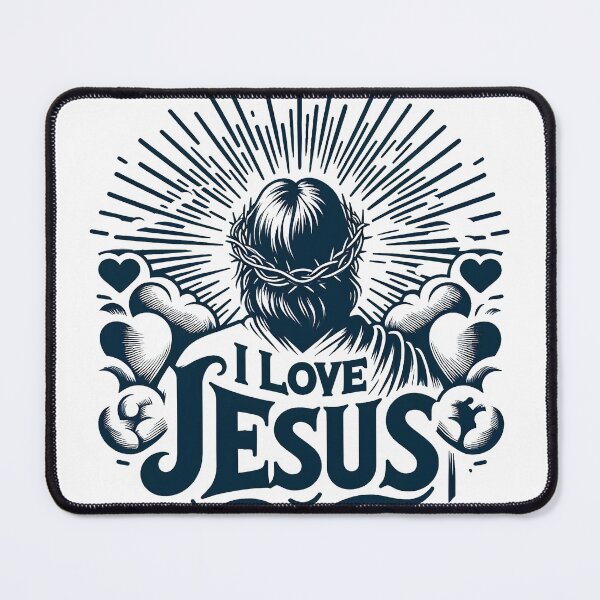 Item preview, I LOVE JESUS designed and sold by MegzDesign.