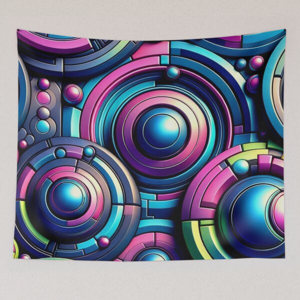 Item preview,  Abstract Mechanical Artistry Rainbow Design Volume 4 designed and sold by mymagicstoreus.