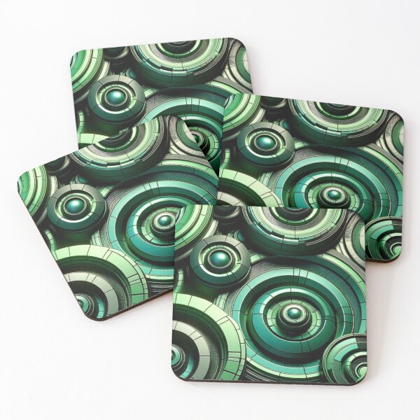Item preview,   Abstract Mechanical Artistry Green Design Volume 5 designed and sold by mymagicstoreus.