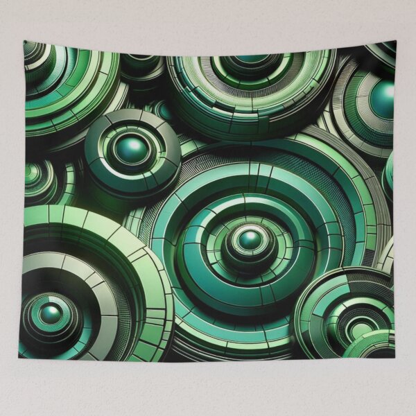 Item preview,   Abstract Mechanical Artistry Green Design Volume 5 designed and sold by mymagicstoreus.
