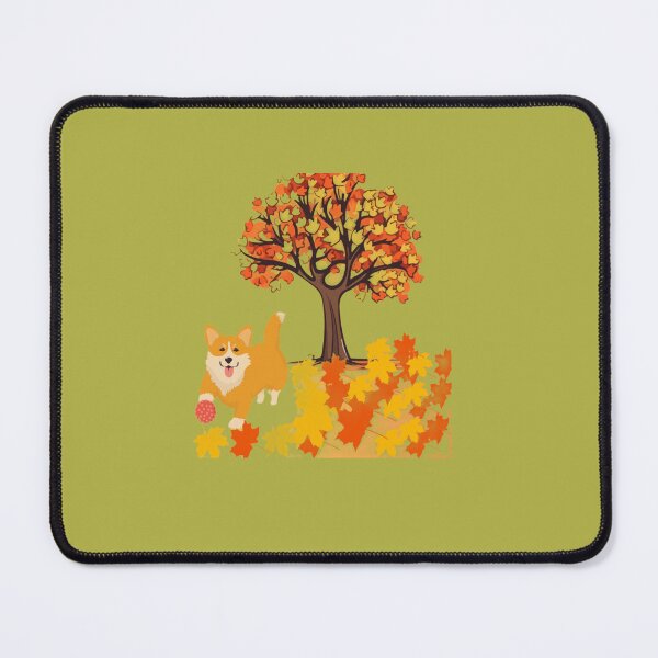 Item preview, Autumn Leaves, Dog Playing designed and sold by Akhalaf23.