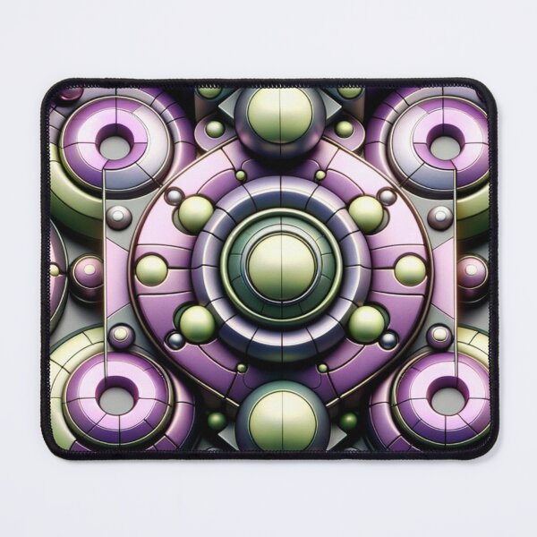 Item preview,   Abstract Mechanical Artistry Lavender And Lime Green Design Volume 6 designed and sold by mymagicstoreus.