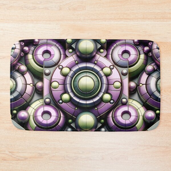 Item preview,   Abstract Mechanical Artistry Lavender And Lime Green Design Volume 6 designed and sold by mymagicstoreus.