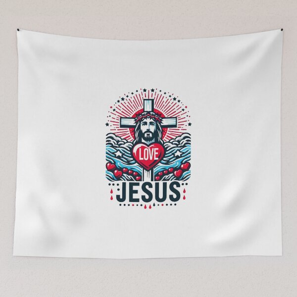 Item preview, I LOVE JESUS designed and sold by MegzDesign.