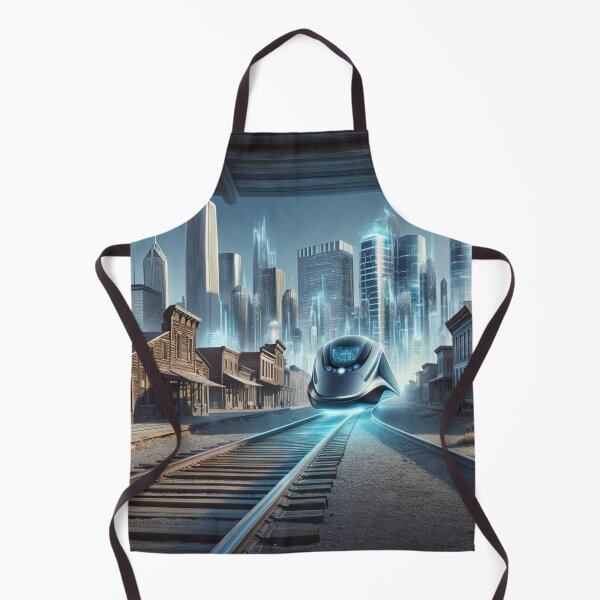 Item preview, Fusion of Past and Future Cityscape designed and sold by mymagicstoreus.