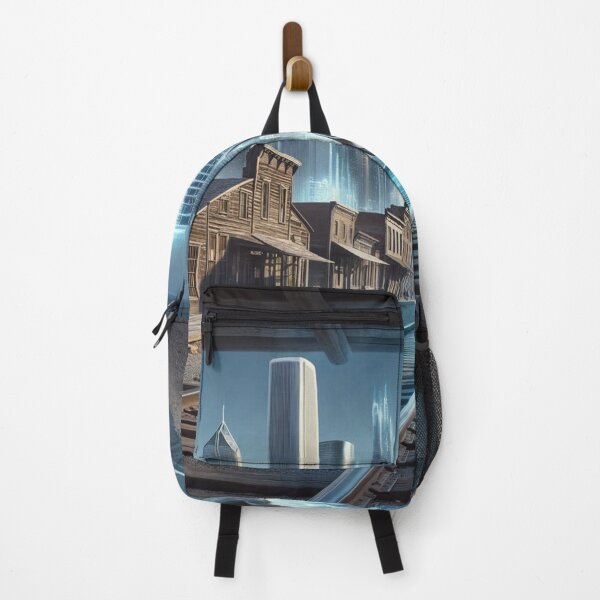 Item preview, Fusion of Past and Future Cityscape designed and sold by mymagicstoreus.