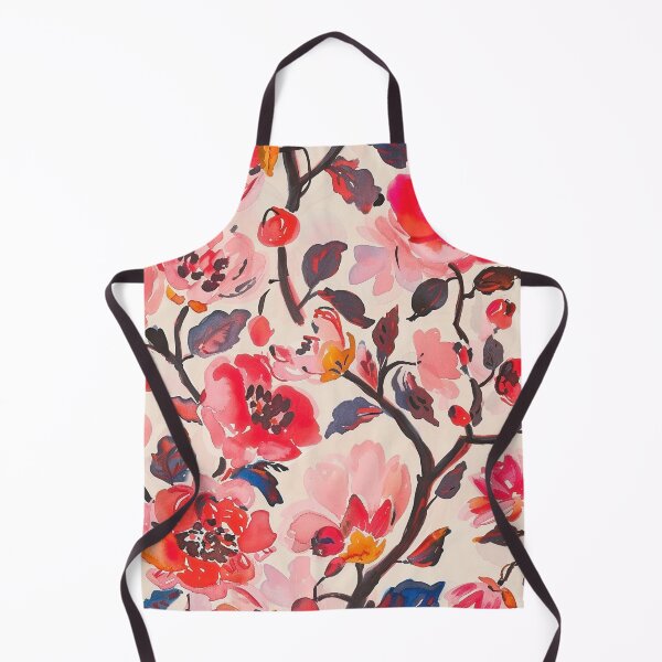 Item preview, Pink and Red Floral Batik Pattern 2 designed and sold by HausKatz.