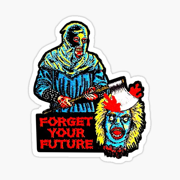 Item preview, AXE ME NO QUESTIONS (FORGET YOUR FUTURE) designed and sold by skeletons-lair.