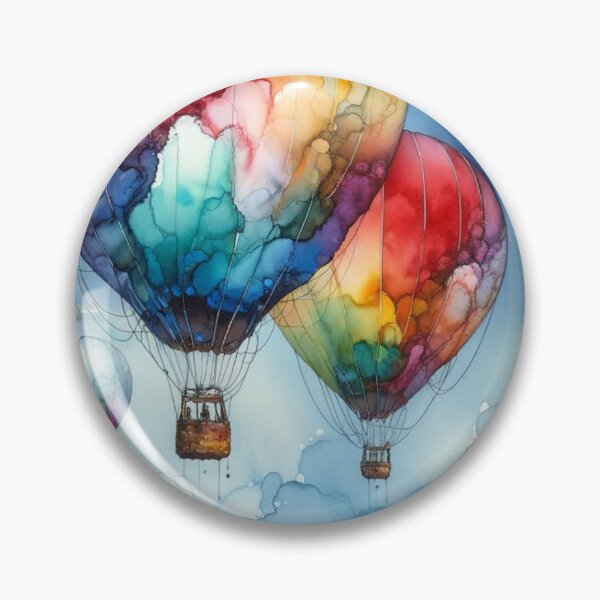 Item preview, Vivid Watercolor Hot Air Balloons designed and sold by mymagicstoreus.