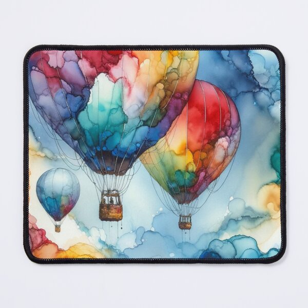Item preview, Vivid Watercolor Hot Air Balloons designed and sold by mymagicstoreus.