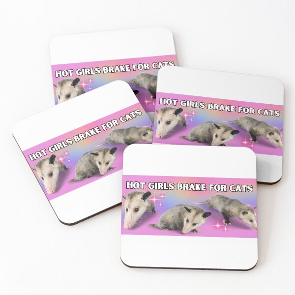 Item preview, Hot Girls Brake For Cats designed and sold by GraceeDrake.