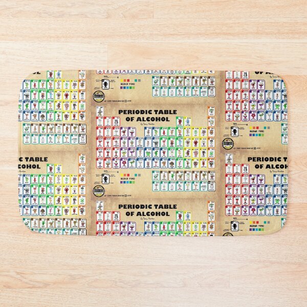 Item preview, Barry Beer Periodic Table of Alcohol designed and sold by tnewton69.