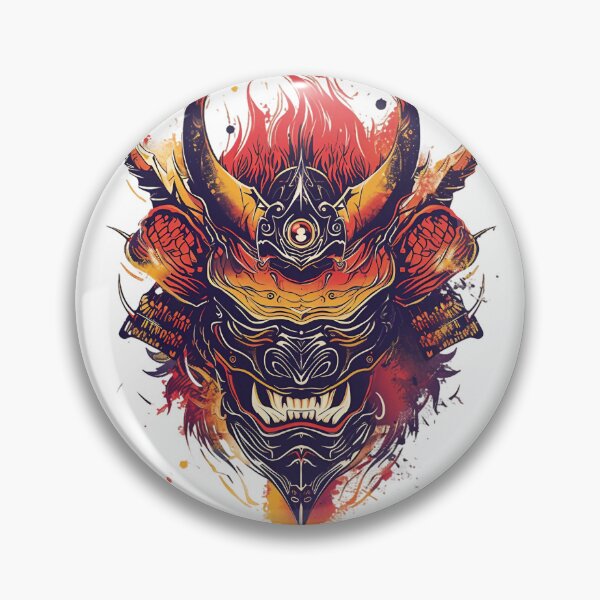 Artikelvorschau, Blazing Samurai Spirit: Oni Mask Inferno entworfen und verkauft von ShogunStyle.
