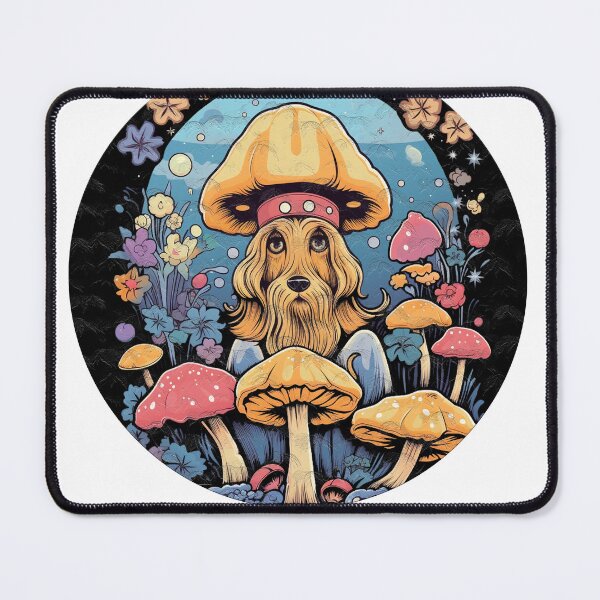 Item preview, "Fungal Canine Dreams Colorful Mushroom Fantasy" designed and sold by MrjotanArtisy.