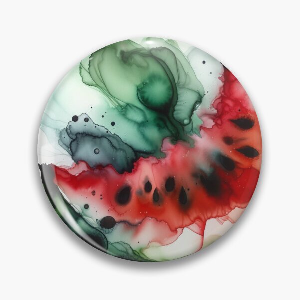 Item preview, Abstract Watermelon Watercolor Art designed and sold by mymagicstoreus.