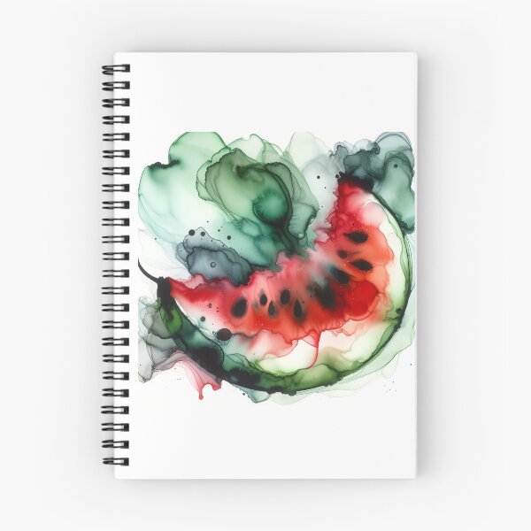 Item preview, Abstract Watermelon Watercolor Art designed and sold by mymagicstoreus.