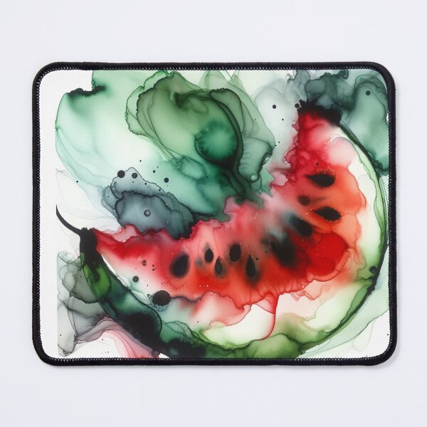 Item preview, Abstract Watermelon Watercolor Art designed and sold by mymagicstoreus.