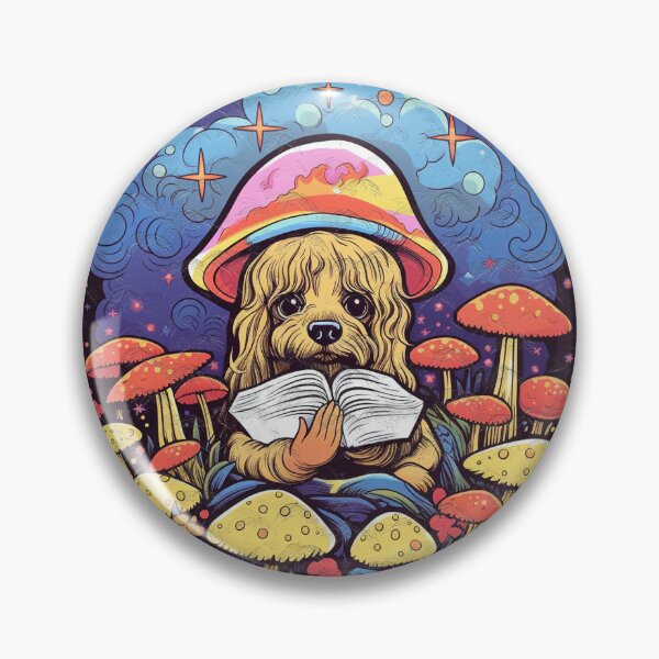 Item preview, "Celestial Sporehound: Dog in Mushroom Wonderland" designed and sold by MrjotanArtisy.