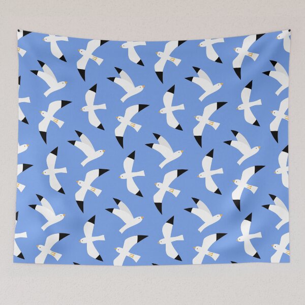 Item preview, Flying Birds in the Blue Sky designed and sold by Griffletta.