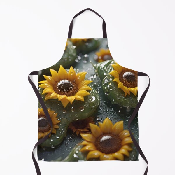 Aperçu de l'œuvre Pretty Sunflower Pattern créée et vendue par TheArtOfPat.