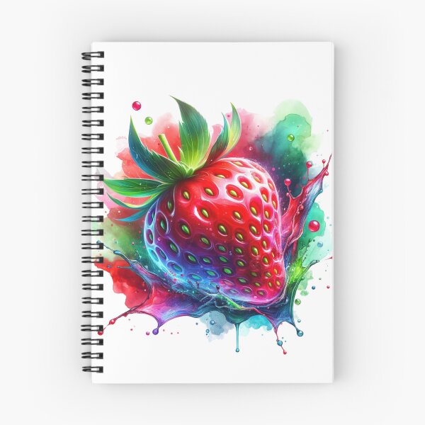 Item preview, Vibrant Strawberry Splash Artwork designed and sold by mymagicstoreus.