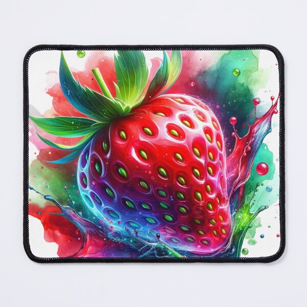 Item preview, Vibrant Strawberry Splash Artwork designed and sold by mymagicstoreus.