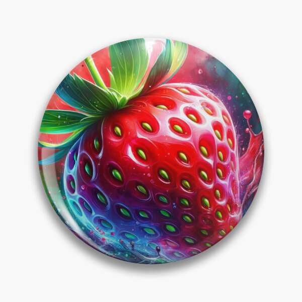 Item preview, Vibrant Strawberry Splash Artwork designed and sold by mymagicstoreus.