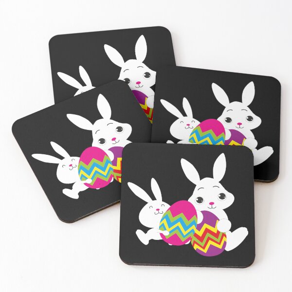 Item preview, Rabbits and colourful Easter eggs designed and sold by Bird4771.