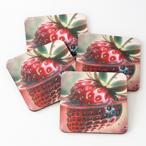Item preview, Vibrant Strawberry Splash Artwork Volume 2 designed and sold by mymagicstoreus.