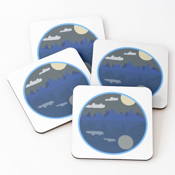 Item preview, Moutains at night designed and sold by xthingsandstuff.