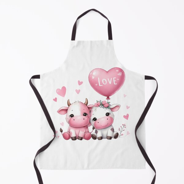 Item preview, Cute pink couple - cows! designed and sold by fribabywonder.