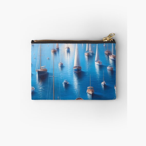 Item preview, Serene Marina Sailing Boats Scene designed and sold by mymagicstoreus.