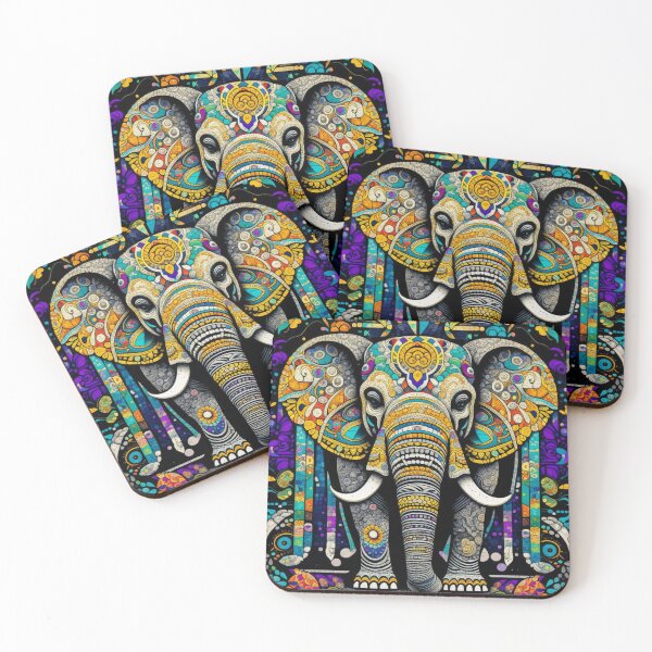Item preview, Painted Elephant of Jaipur, India designed and sold by HippieFarms11.
