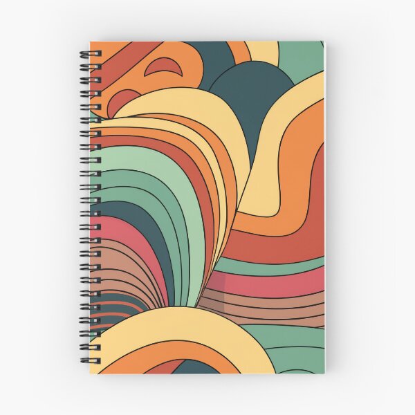 Item preview, Vibrant Minimalism Colorful Curve Line Art Pattern designed and sold by Tamas Das.