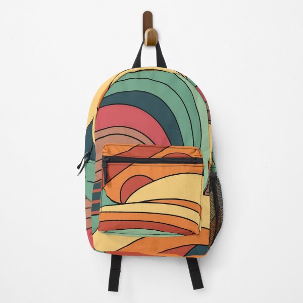 Item preview, Vibrant Minimalism Colorful Curve Line Art Pattern designed and sold by Tamas Das.