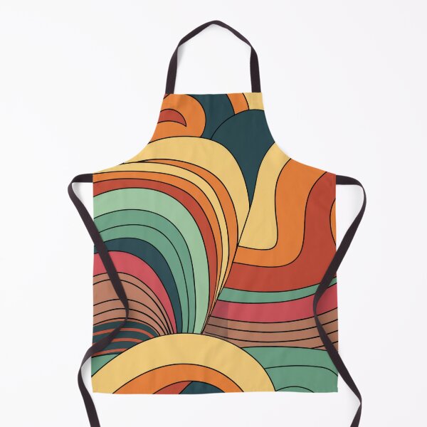 Item preview, Vibrant Minimalism Colorful Curve Line Art Pattern designed and sold by Tamas Das.